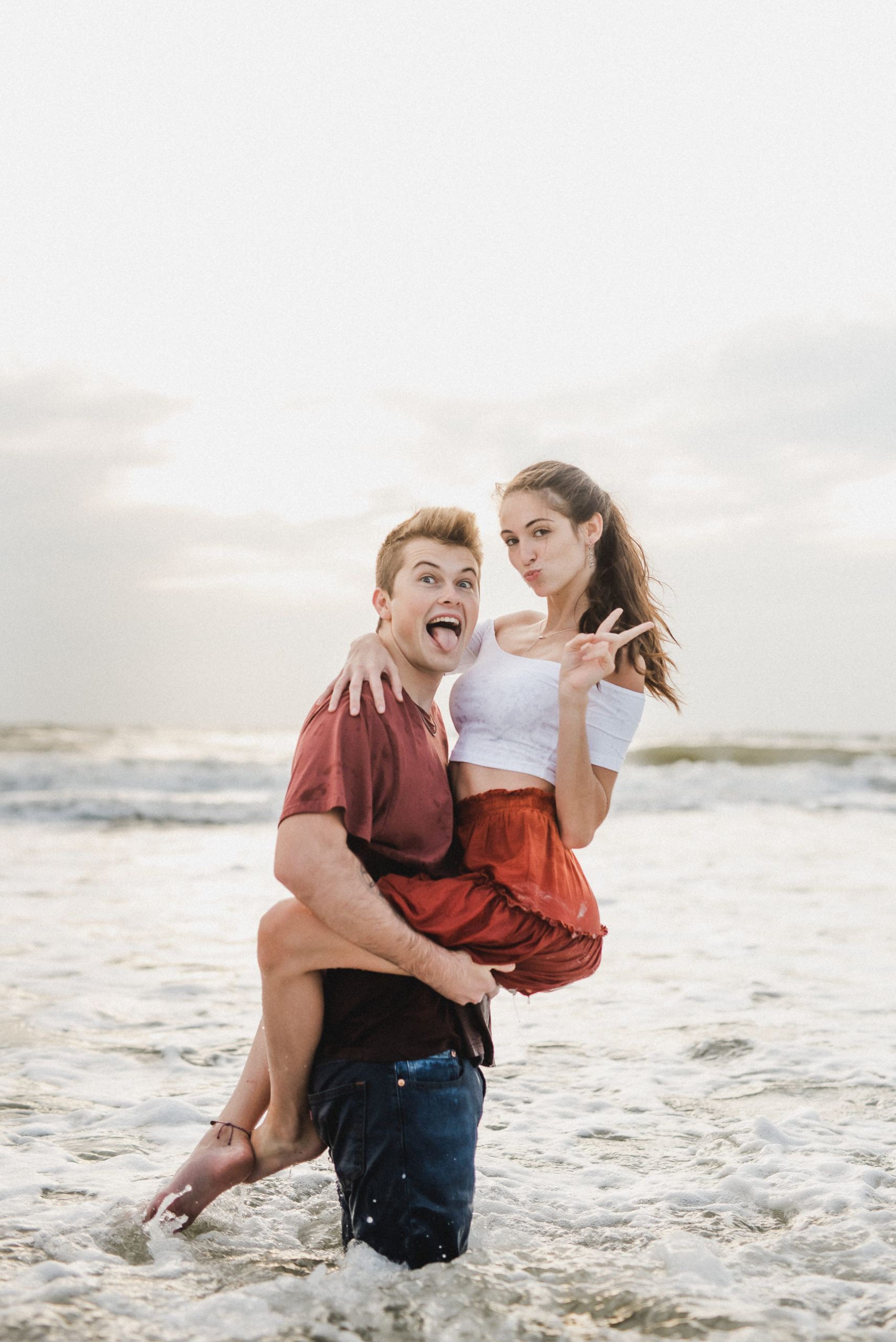 Saint Augustine Beach Florida Couples Engagement and Elopement Photographer