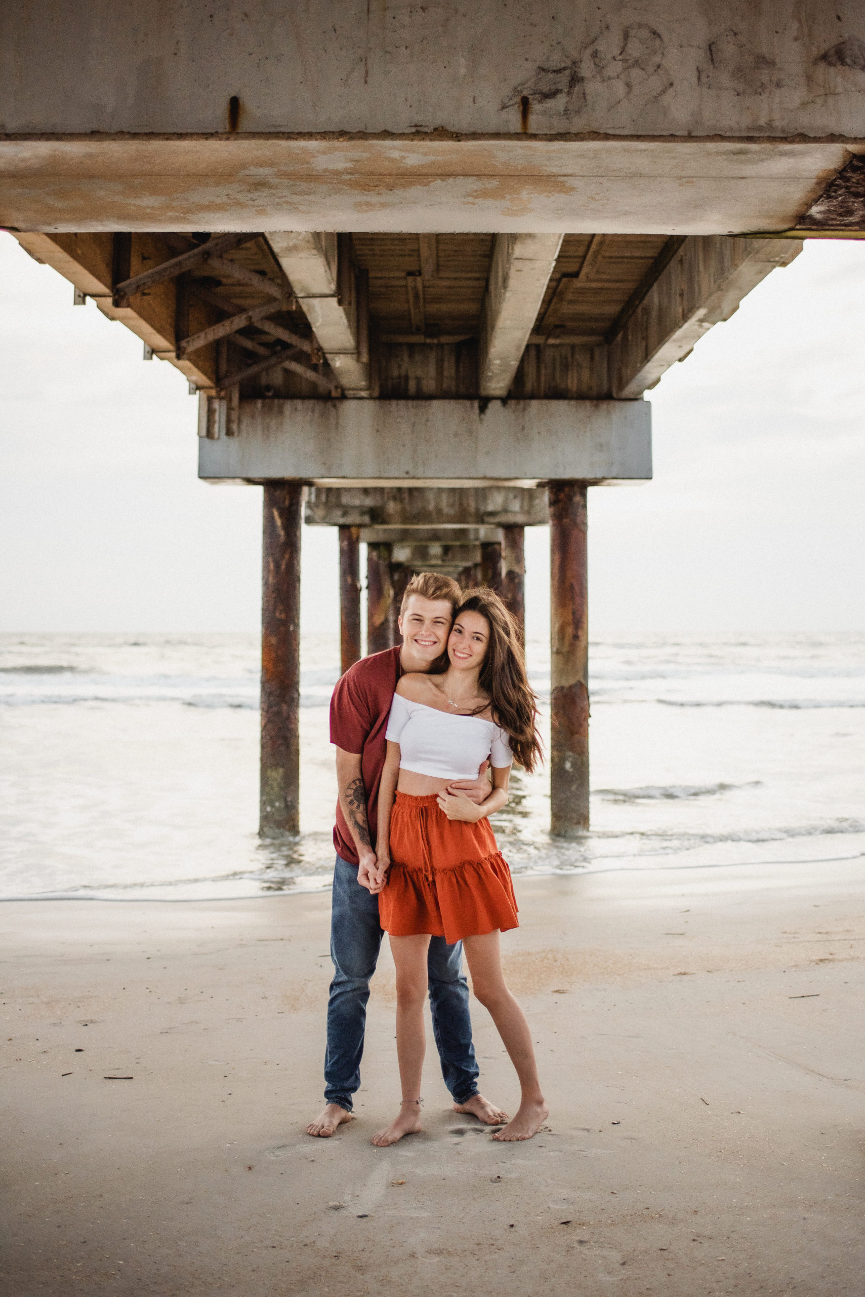 Saint Augustine Beach Florida Couples Engagement and Elopement Photographer