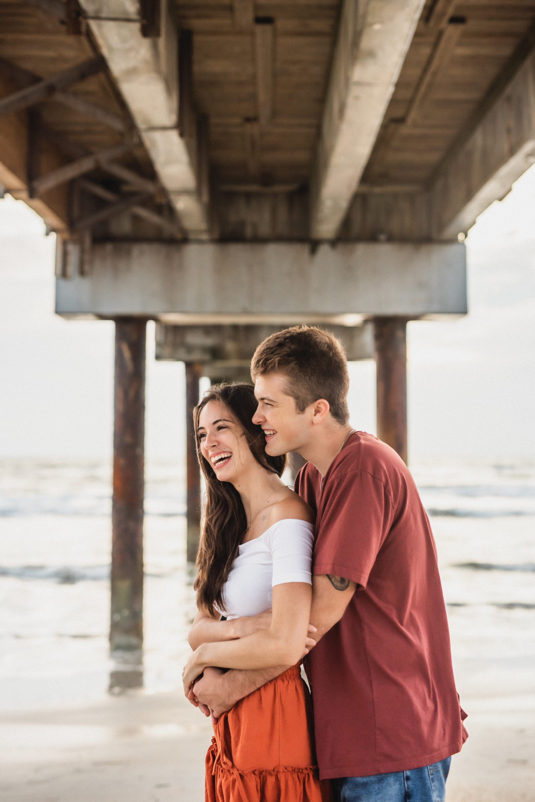 Saint Augustine Beach Florida Couples Engagement and Elopement Photographer