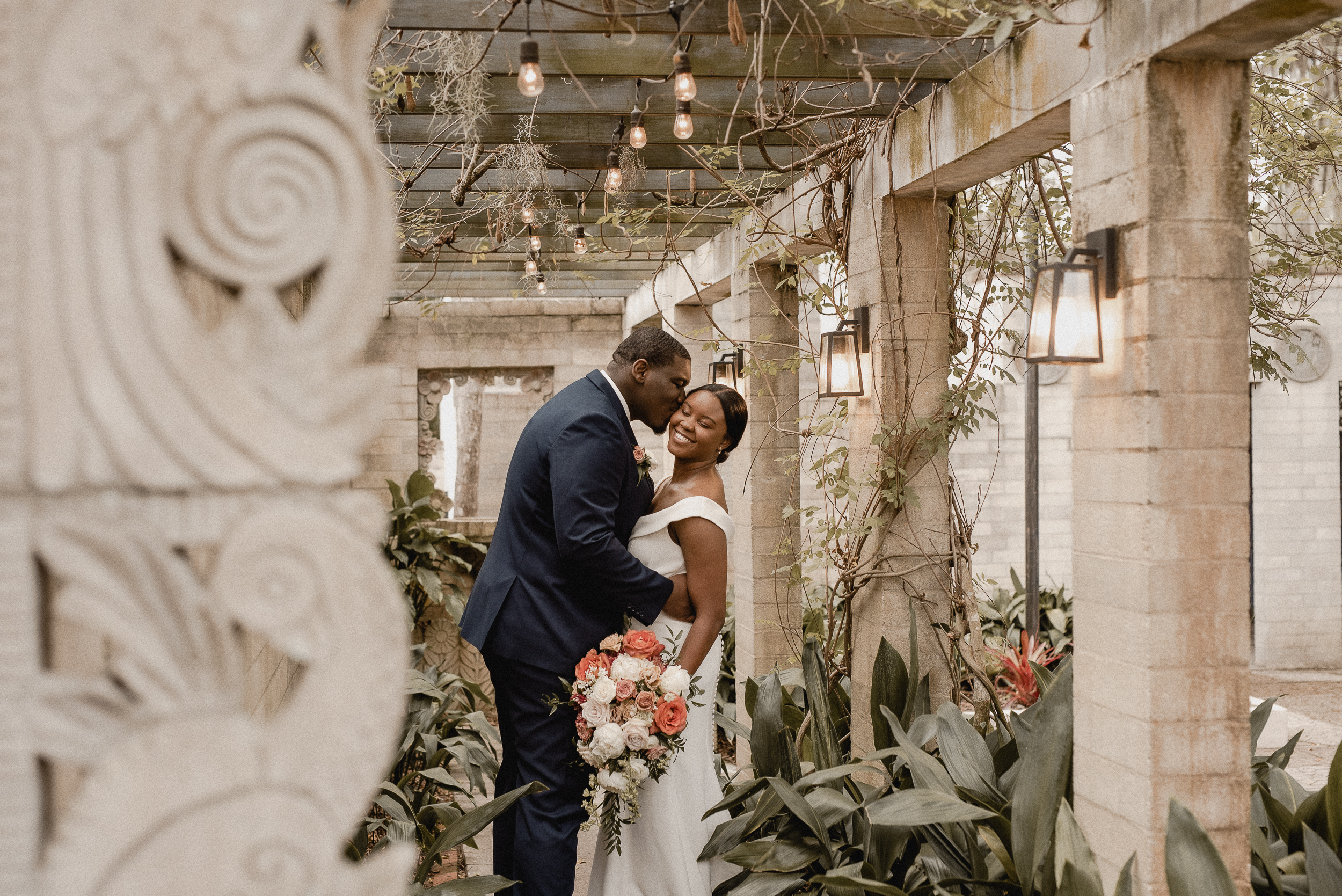 Florida Georgia Couples, Engagement, Destination Elopement and Intimate Wedding Photographer Orlando Local Mayan Courtyard Maitland art and history museum