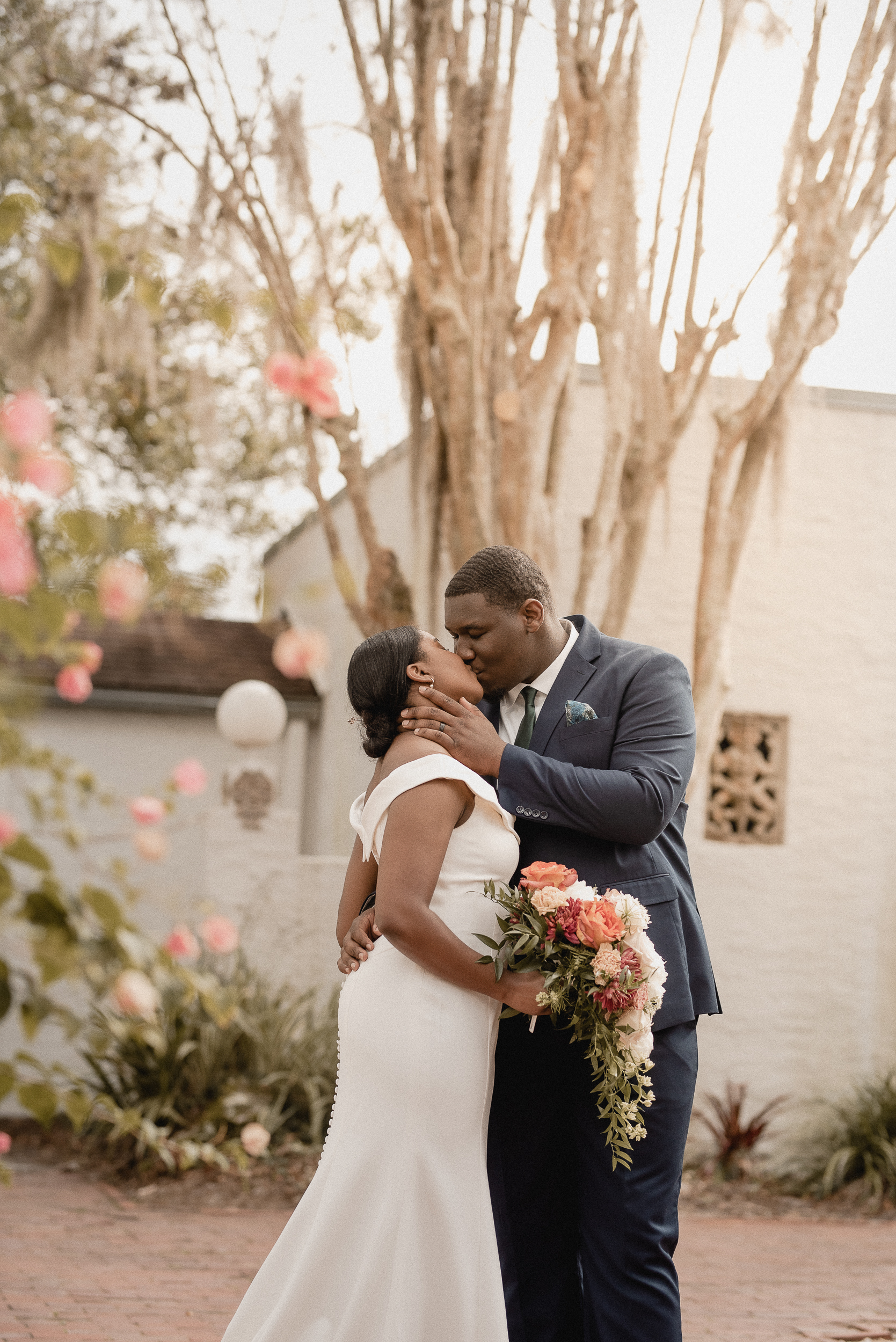 Florida Georgia Couples, Engagement, Destination Elopement and Intimate Wedding Photographer Orlando Local Mayan Courtyard Maitland art and history museum