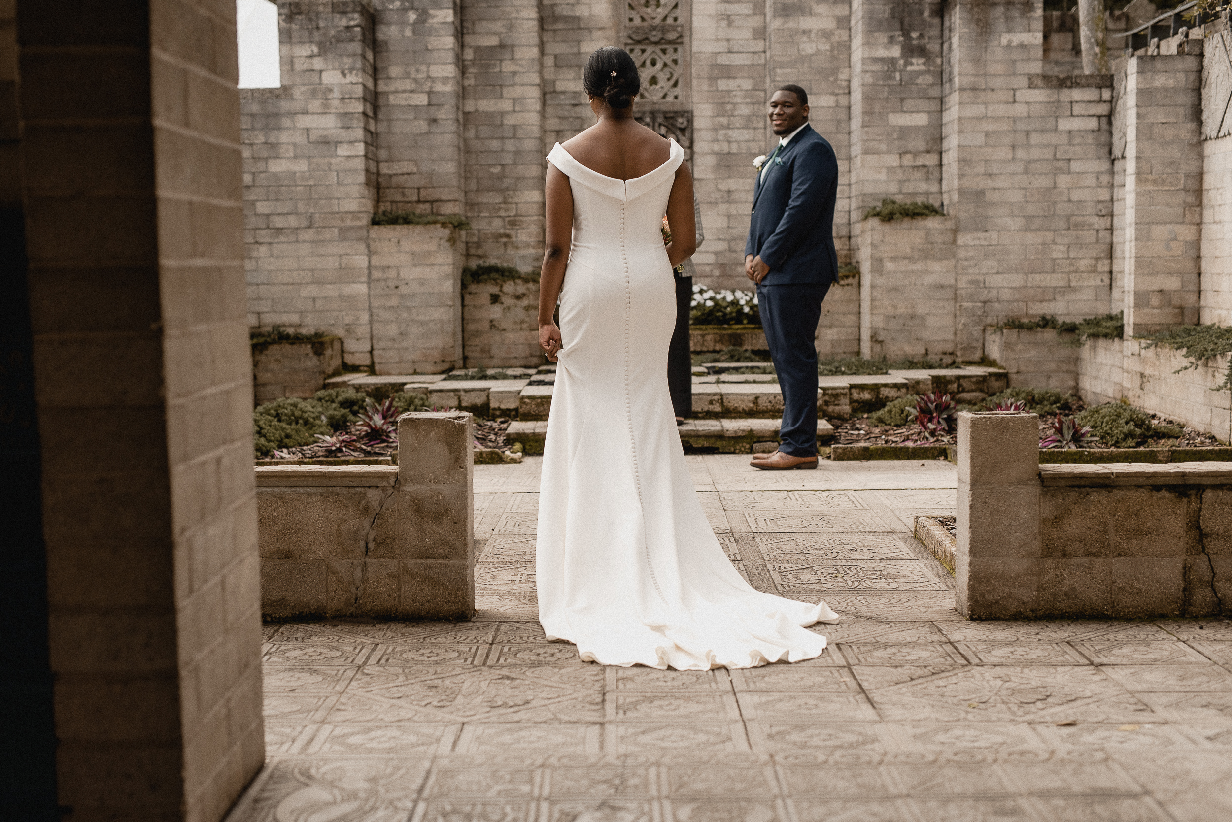 Florida Georgia Couples, Engagement, Destination Elopement and Intimate Wedding Photographer Orlando Local Mayan Courtyard Maitland art and history museum