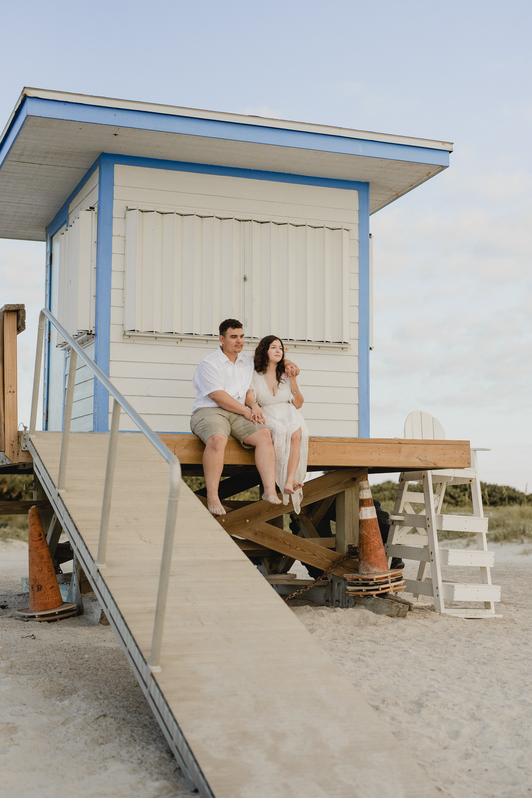 Jetty Park Beach Port Cape Canaveral Orlando Destination Elopement Wedding Couples Photographer