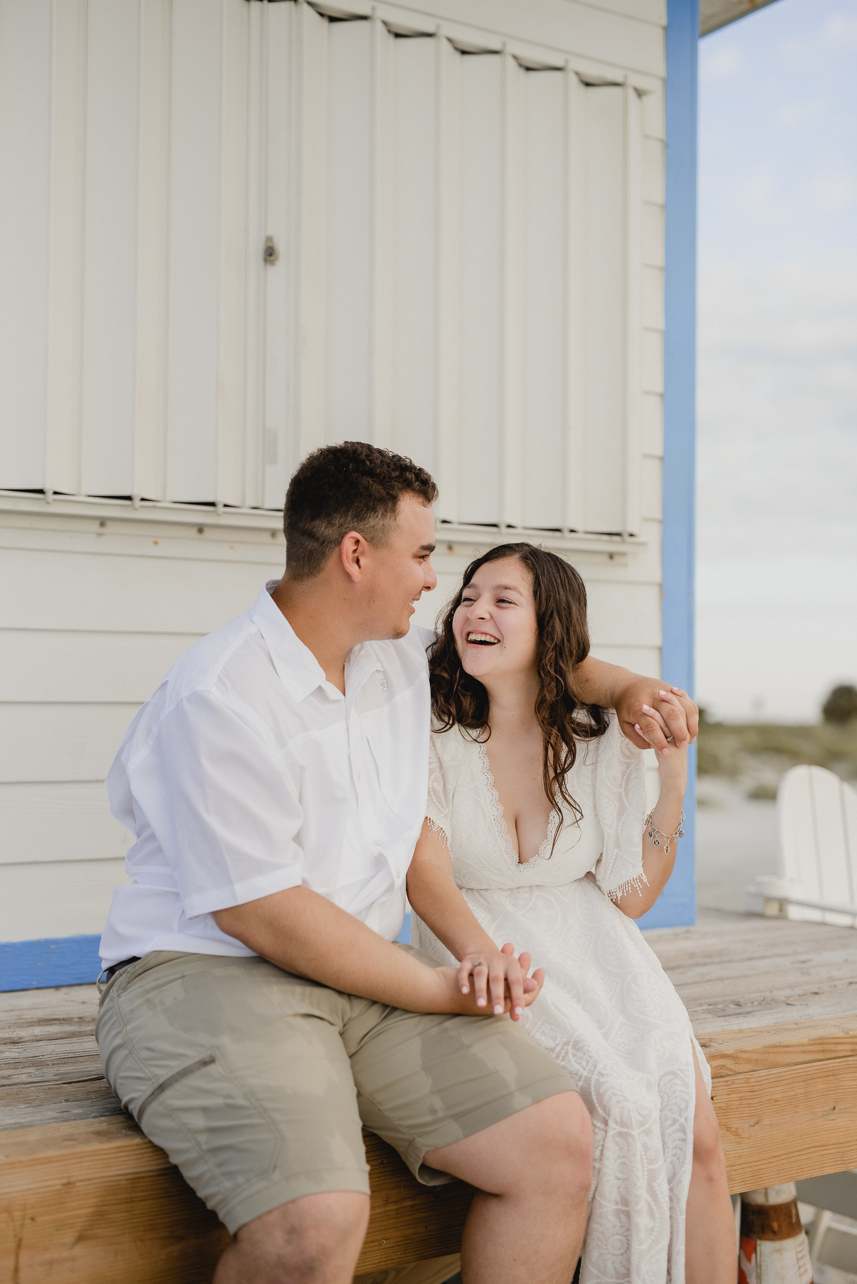 Jetty Park Beach Port Cape Canaveral Orlando Destination Elopement Wedding Couples Photographer