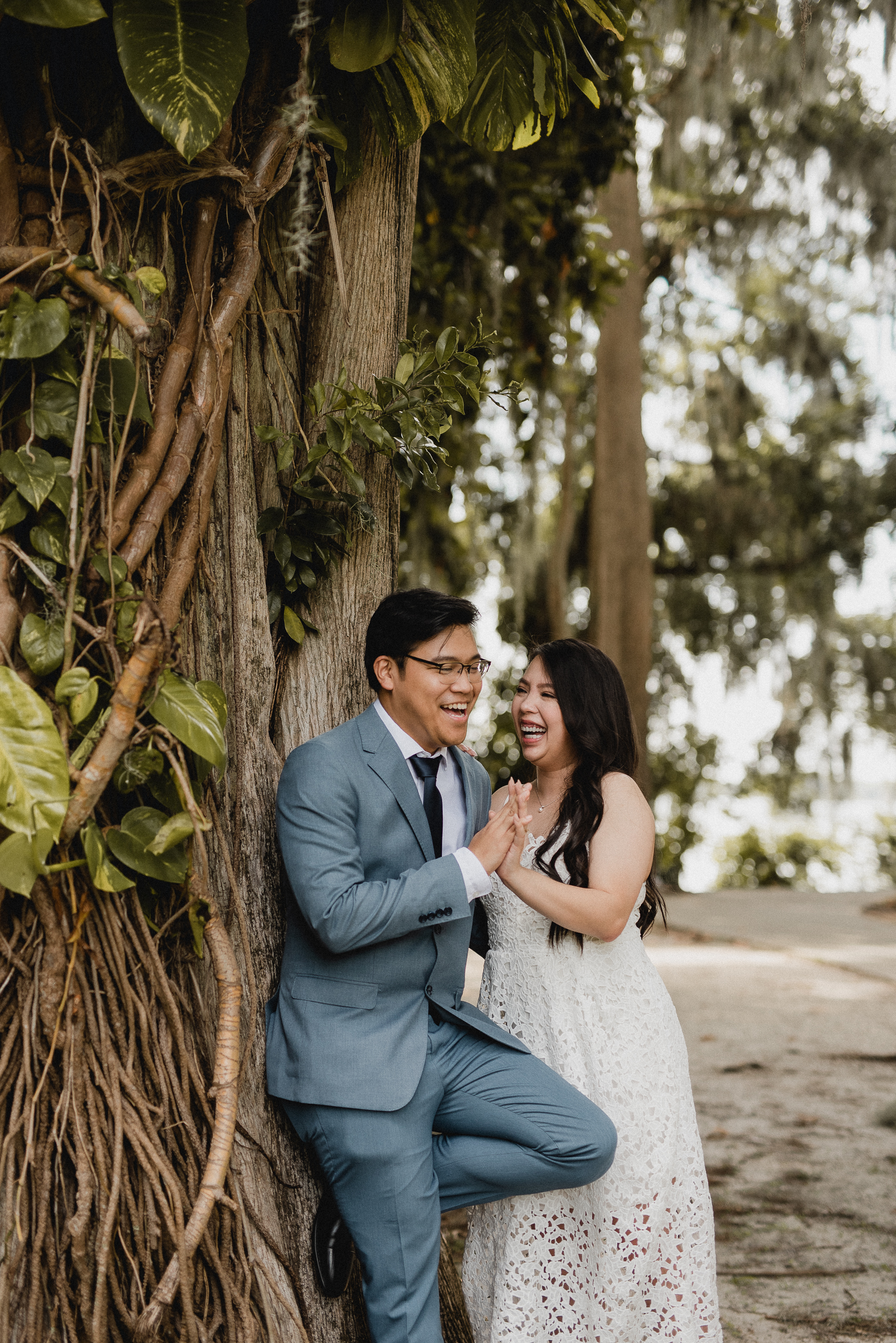 Central Florida Wedding Elopement Photographer Florida Kraft Azalea Park Winter Park Orlando Florida Couples Photographer