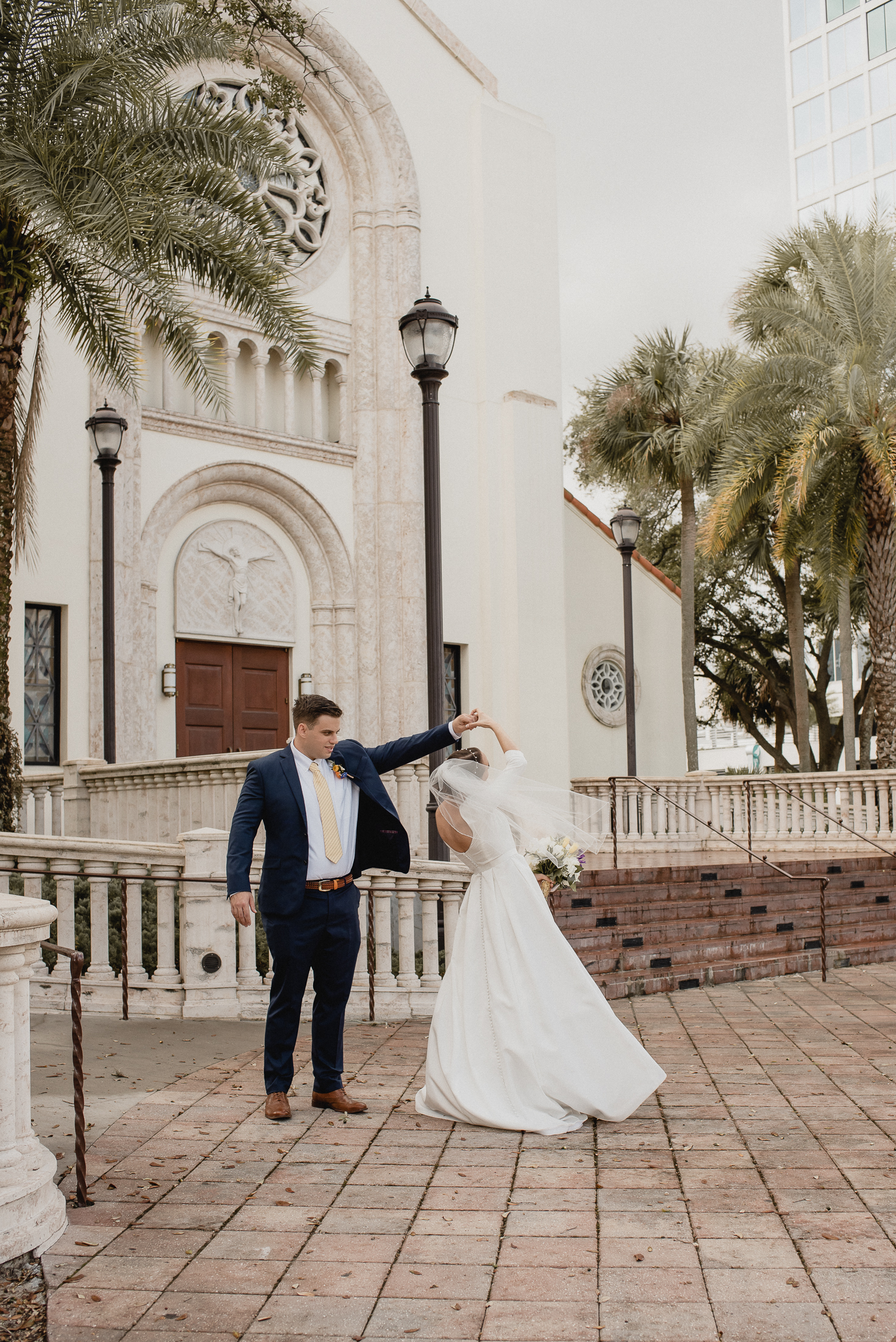 Orlando St James Cathedral Wedding Elopement Orlando Florida Central Florida Photographer Photography Engagement Couples Wedding Weddings Local Photographers