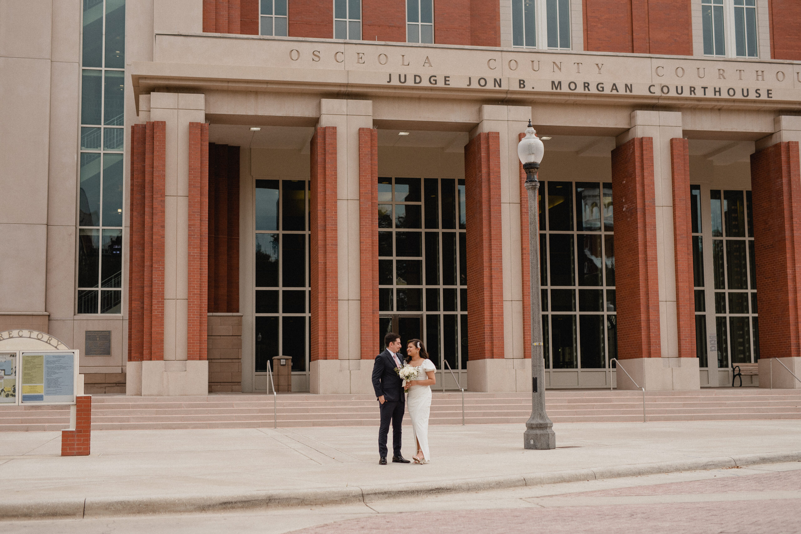 Kissimmee Osceola Celebration Courthouse Elopement Orlando Florida Central Florida Photographer Photography Engagement Couples Wedding Weddings Local Photographers