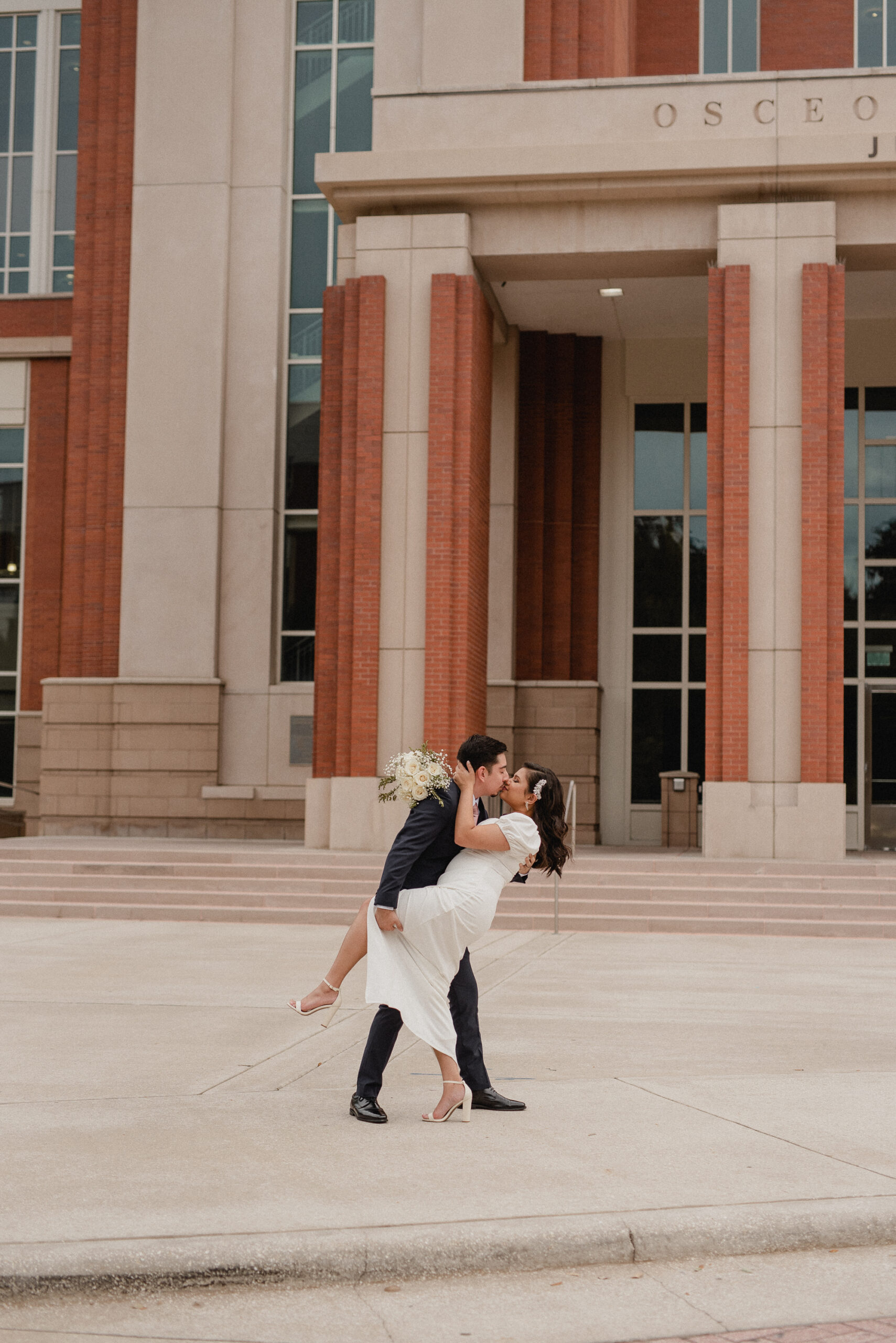 Kissimmee Osceola Celebration Courthouse Elopement Orlando Florida Central Florida Photographer Photography Engagement Couples Wedding Weddings Local Photographers