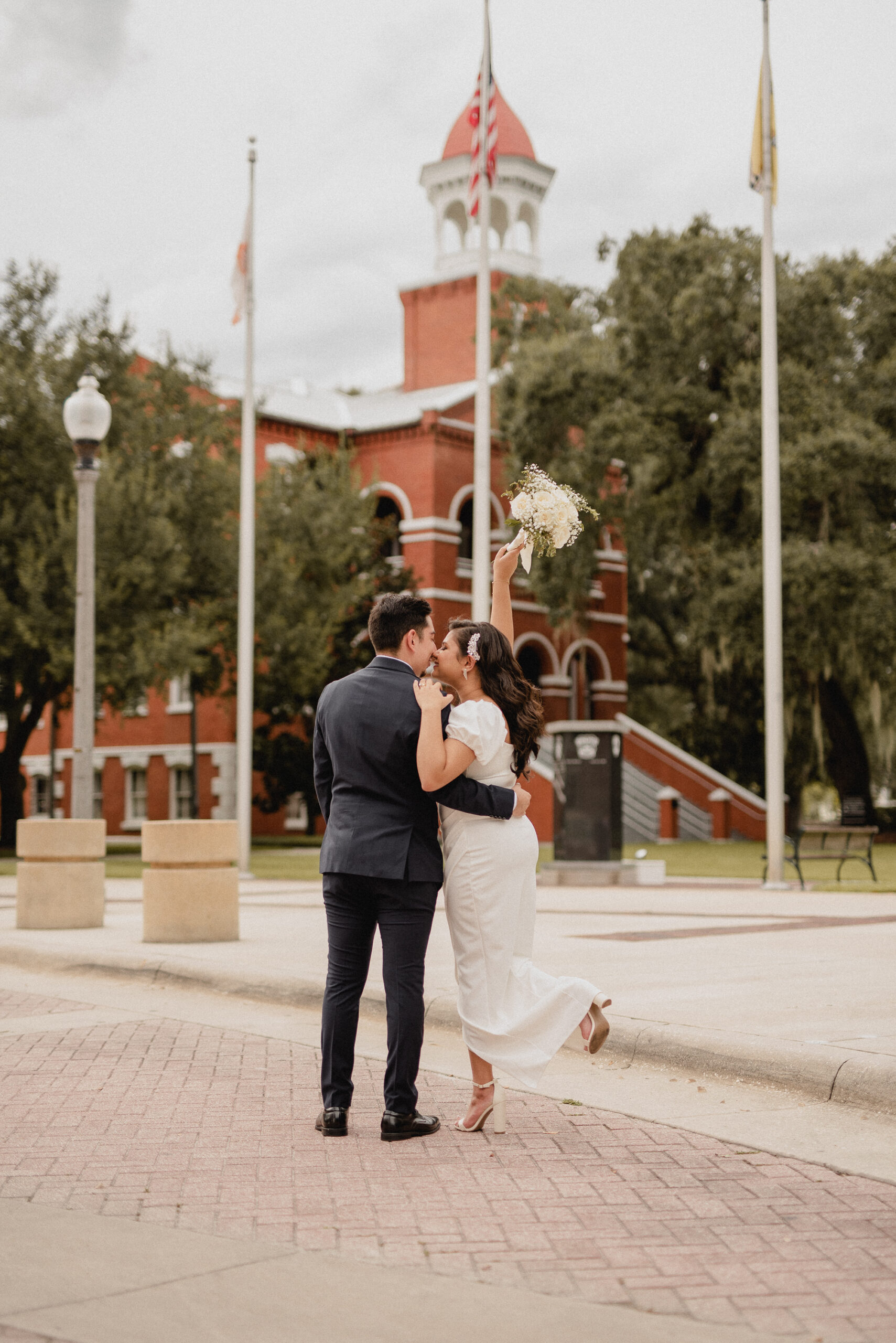 Kissimmee Osceola Celebration Courthouse Elopement Orlando Florida Central Florida Photographer Photography Engagement Couples Wedding Weddings Local Photographers