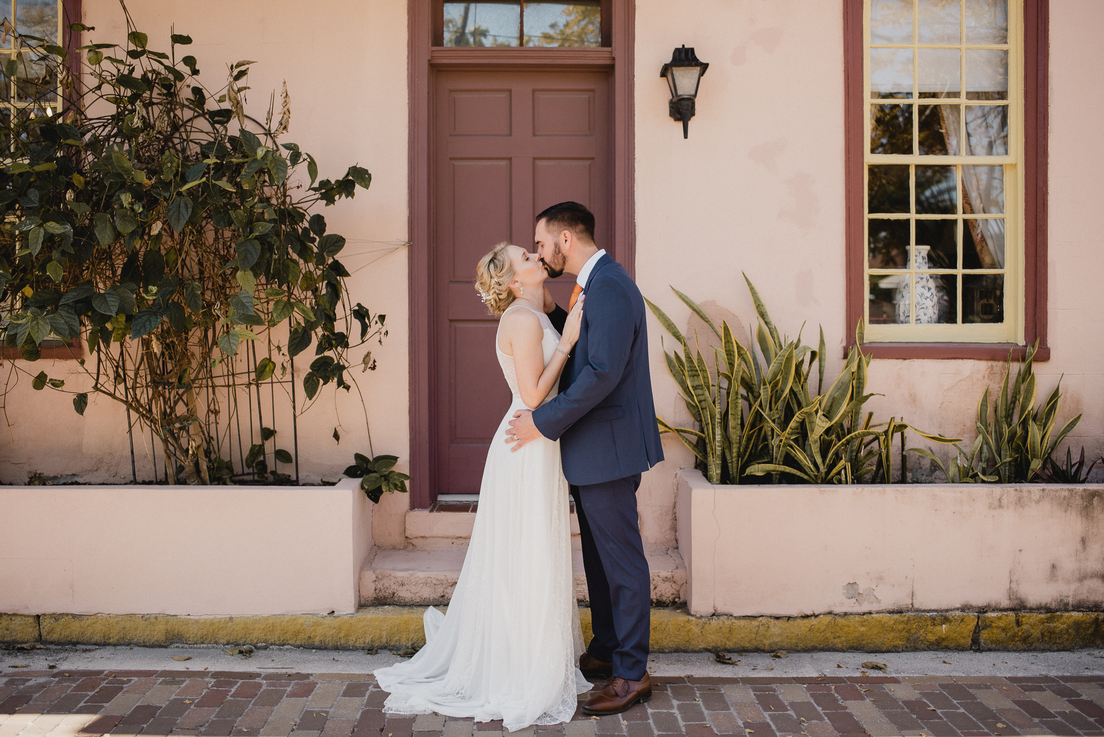 Orlando Downtown St Augustine Elopement Orlando Florida Central Florida Photographer Photography Engagement Couples Wedding Weddings Local Photographers Casa de Solana