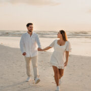 Siesta Key Beach Engagement Couples Photographer Photography Elopement Wedding Orlando Tampa Sarasota Florida South Central FL Photoshoot