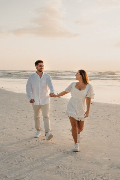 Siesta Key Beach Engagement Couples Photographer Photography Elopement Wedding Orlando Tampa Sarasota Florida South Central FL Photoshoot