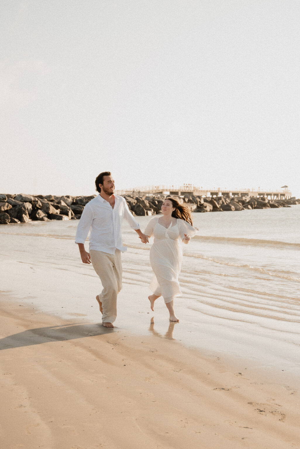 cape canaveral engagement couple wedding photography central florida beach weddings south north west florida photographers jetty park beach photos