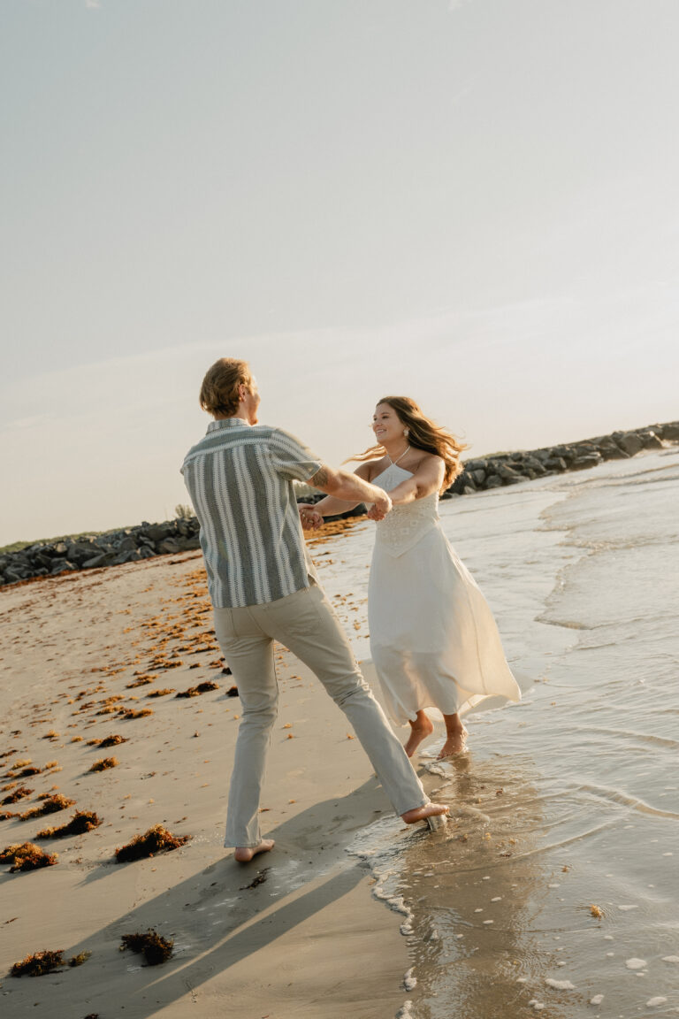 Jetty Park Beach Engagement Cape Canaveral Florida Orlando Central Florida Destination Elopement, Wedding Photographer and Vendor Vendors, Engagement Photographers, Elopement Engagement Florida wedding packages Shaya Oliver Photography