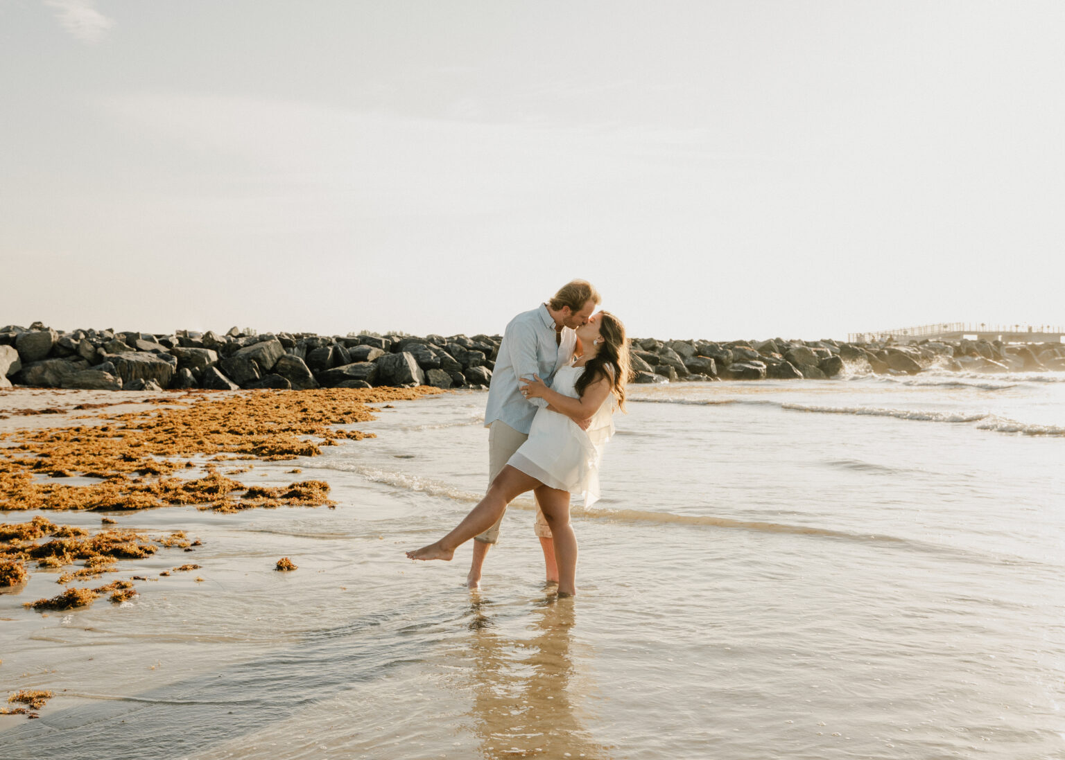 Jetty Park Beach Engagement Cape Canaveral Florida Orlando Central Florida Destination Elopement, Wedding Photographer and Vendor Vendors, Engagement Photographers, Elopement Engagement Florida wedding packages Shaya Oliver Photography
